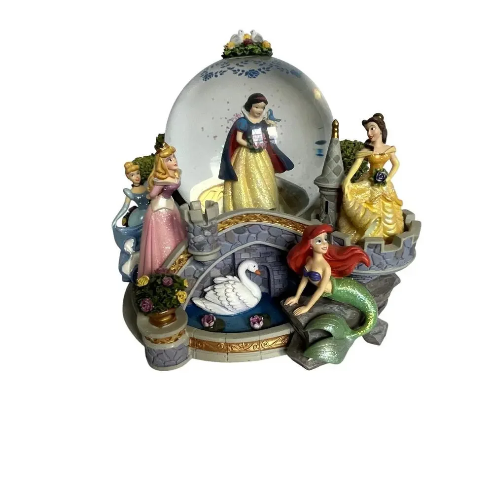 Disney‎ multi princess snowglobe once upon a dream song collectible piece